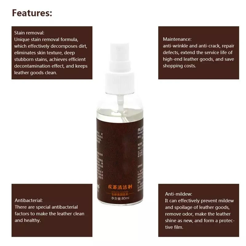 Очиститель салона автомобиля инструмент для восстановления кожаной отделки