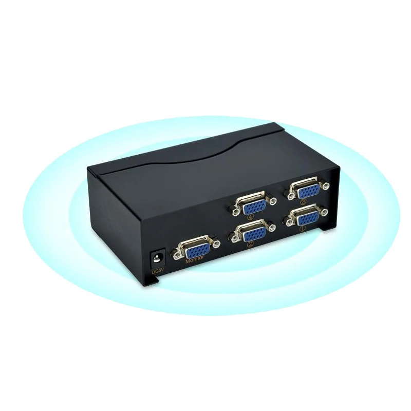 Коммутатор VGA с 4 портами и пультом дистанционного управления подходит для