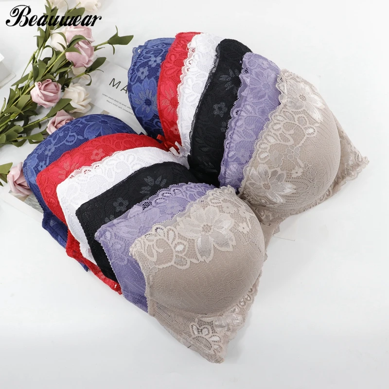 Beauwear сексуальный бюстгальтер большой размер полный охват бюстгальтеры без