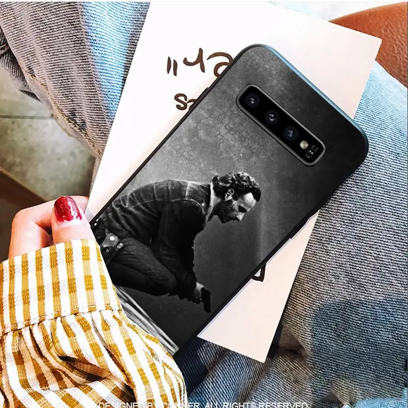 

Walking Dead Hero For Black Soft Phone Cases For Samsung S9 10 20 Plus Note 9 10 10plus 20 Ultra A20 21s J7 Plus 8