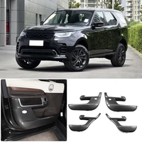for 2017 2022 land rover discovery 5 abs carbon fiber car door anti kick panel decoration cover sticker interior accessories
