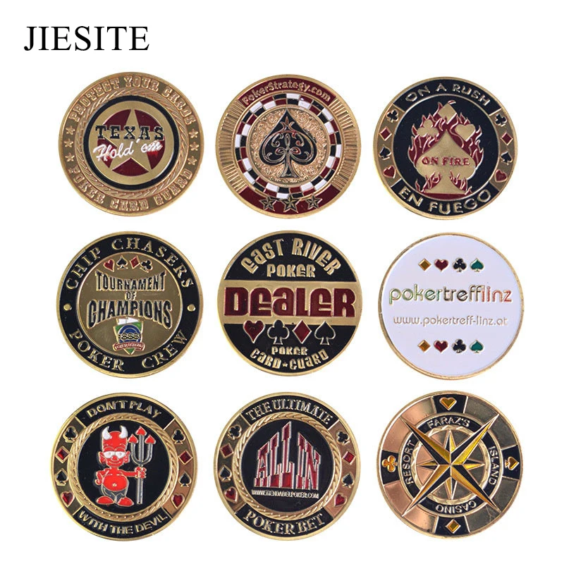 Металлический Хранитель карт покер протектор карты металлическая сувенирная