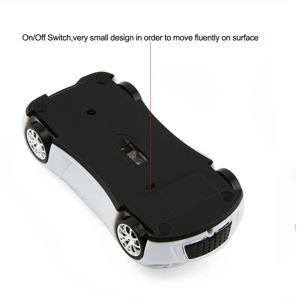 Беспроводная компьютерная Спортивная Автомобильная мышь 3D Mini Kids USB игровая 1600 dpi