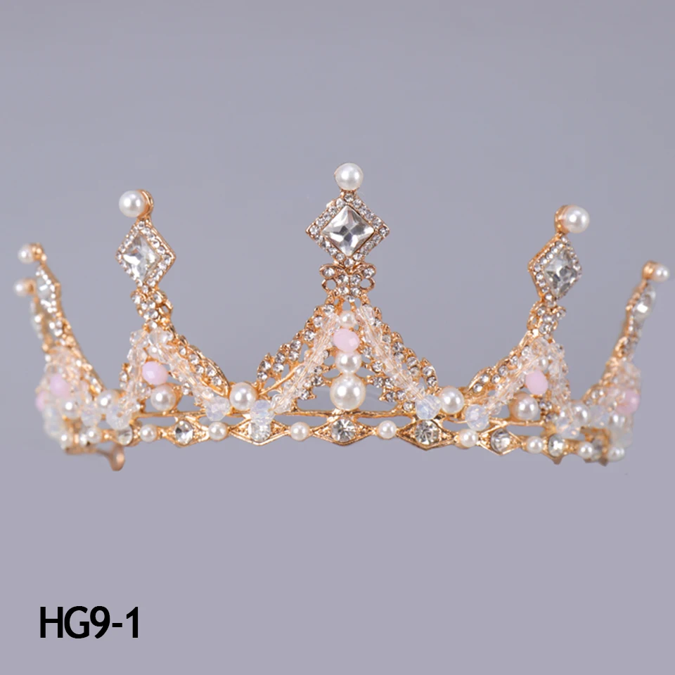 Детская корона принцессы милые водные сверла аксессуары для волос малышей