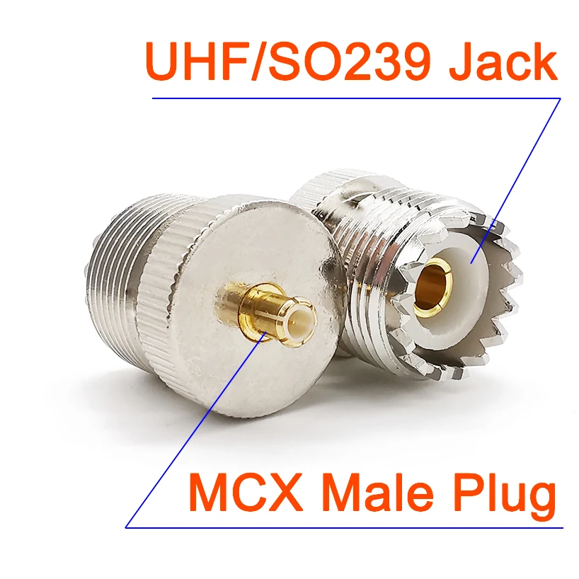 1 шт. MCX к UHF RF коаксиальный разъем SO239 розетка штекеру Латунный прямой контактный