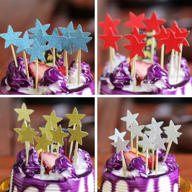 День рождения торт вставленный флаг вставленная карта пятиконечная звезда