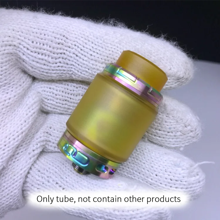 Сменная трубка для Manta RTA прозрачная желтая PEI бак с пузырьками аксессуары вейпа 1