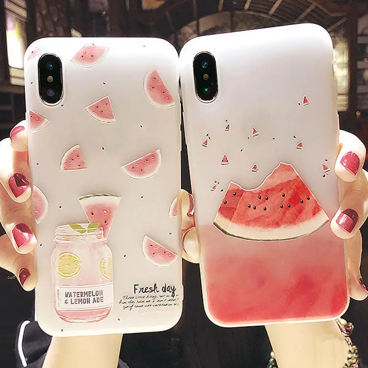 

Watermelon Pattern Case for Huawei P30 P40 Pro Nova 6 7 10 9 Mate 40 30 20 Shockproof Silicone Back Coque Summer Phone Case