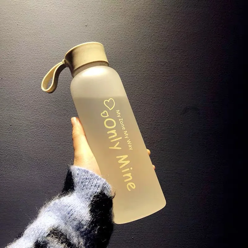 Cute Gallon Water Bottle Silicone Tea Plastic Reusable Children Drink Straw Borraccia Termica Home Decor JJ60WB | Дом и сад