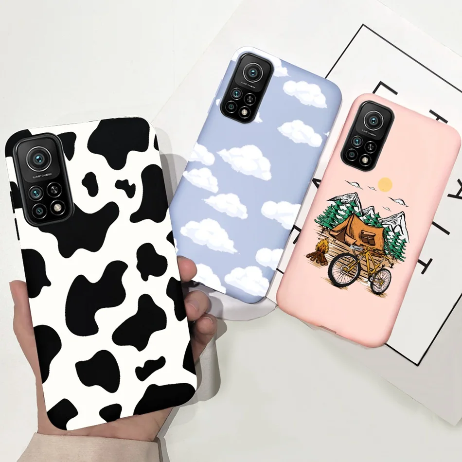 Чехол для Xiaomi Mi 10 T чехол Mi10T Pro 5G силиконовый милый из ТПУ бампер на Lite Mi10 t