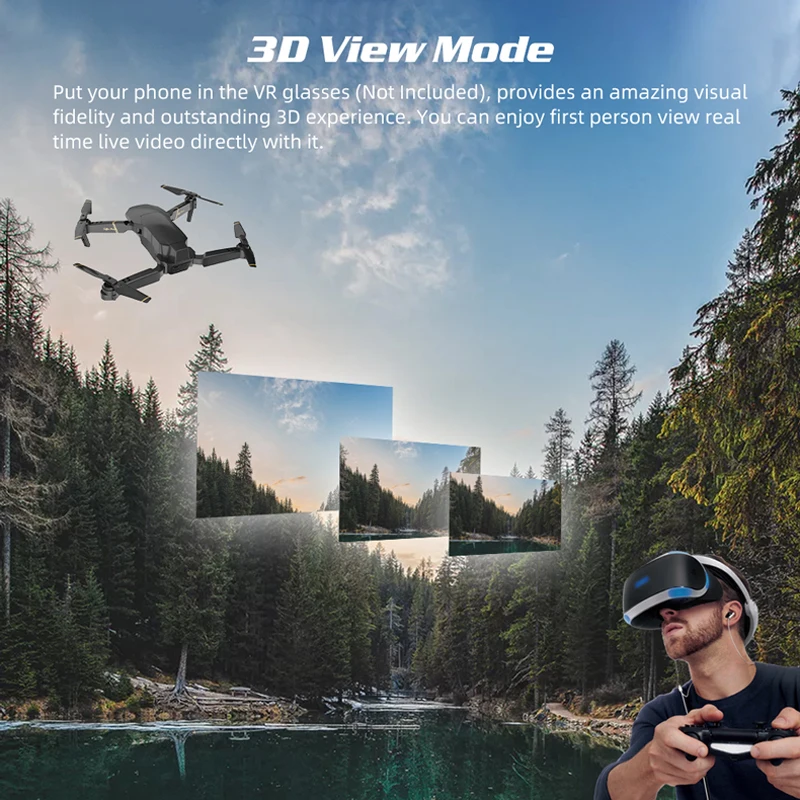 Глобальный беспилотный GD98 EXA Дрон с HD камерой 1080P живое видео X Pro RC Вертолет FPV