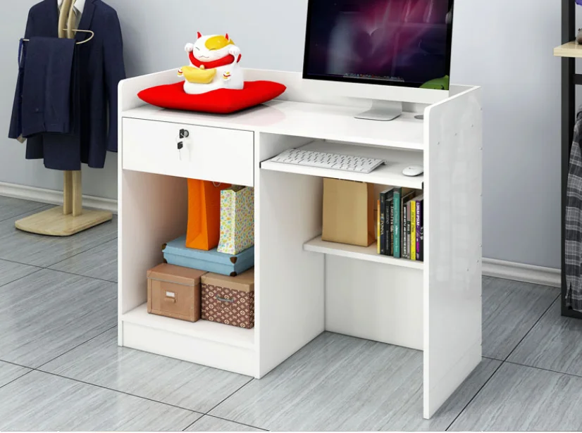 

Beauty salon creative cashier counter company commercial reception desk barber shop bar counter supermarket paint cashier counte