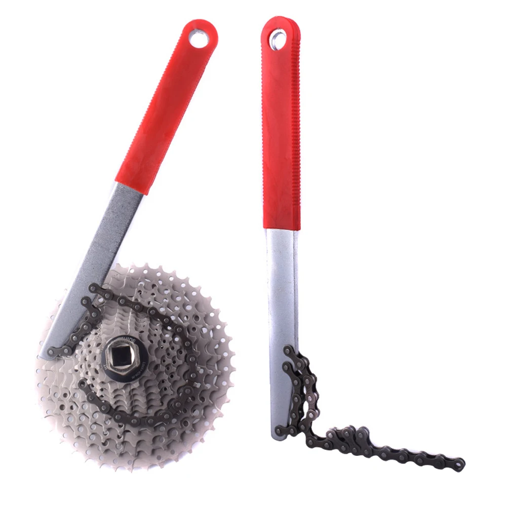 

Mountain Bike Freewheel Wrench Whip Cassette Sprocket Remover Cassette Bicycle Repair Tools Bike Cycling Chain Cleaning Tool