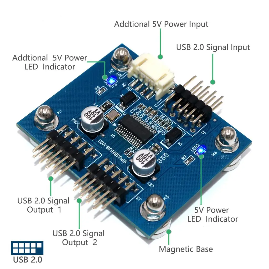 USB кабель для передачи данных 9Pin заголовка материнской платы разветвитель