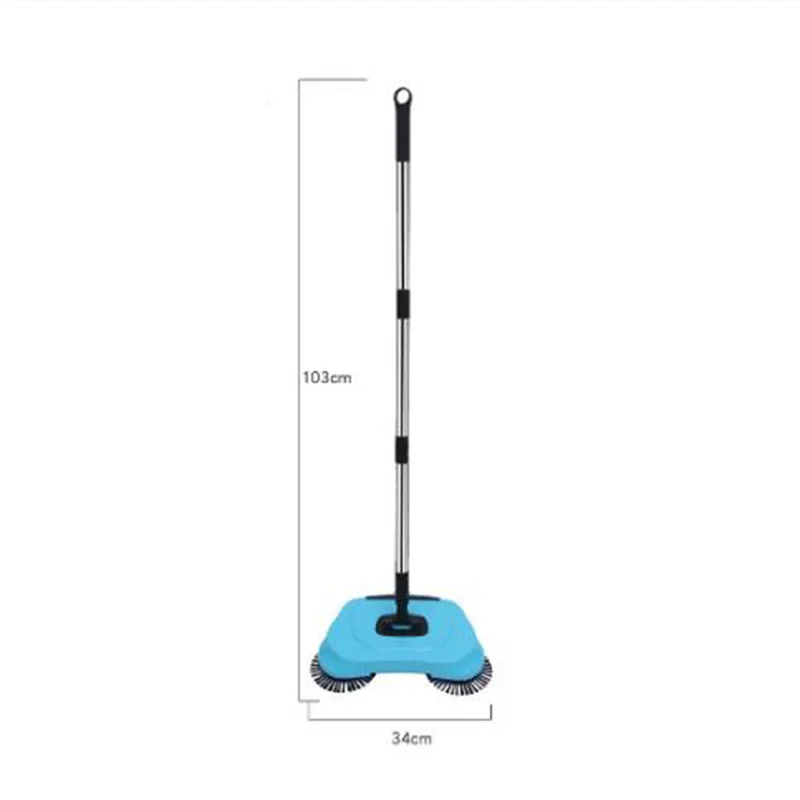 

Stainless Steel Sweeping Machine Push Type Hand Push Magic Broom Dustpan Handle Household Cleaning Package Hand Push Sweeper mop
