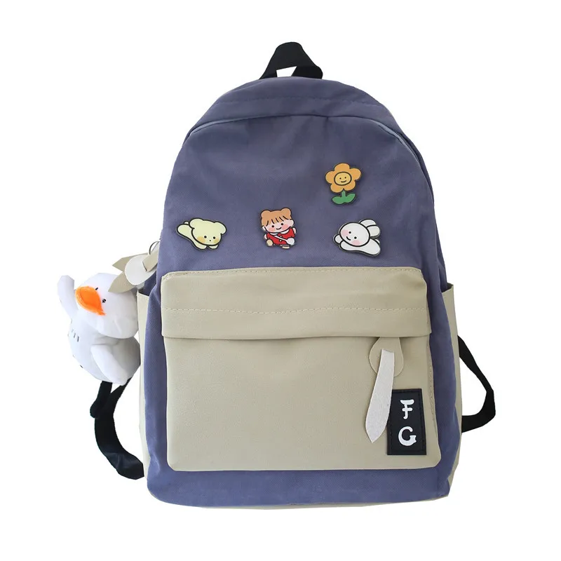 

Female School Bags For Teenage Girls 2020 Nylon Travel Backpack Women Mochilas Sac A Dos Ladies Laptop Rucksack Men Waterproof