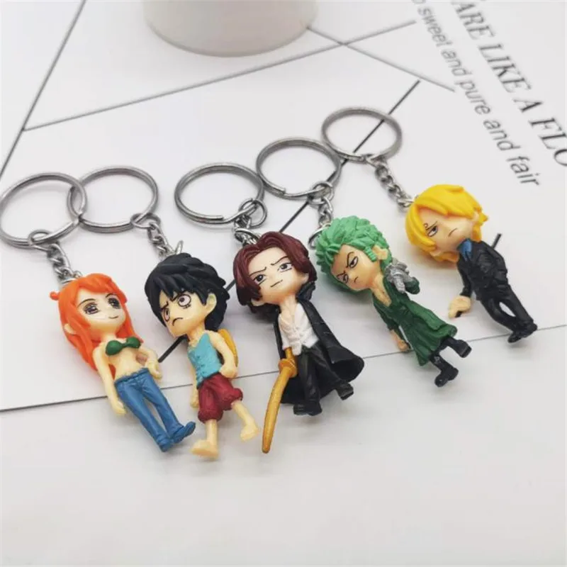 Аниме ONE PIECE Monkey D. Луффи ророноа Зоро Санджи Nami Shanks игрушка брелок аксессуары