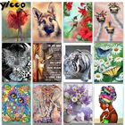 Полноразмернаякруглая Алмазная вышивка, танцор, тигр, слон, сова, олень, 5D алмазная фотография, подарок для домашнего декора