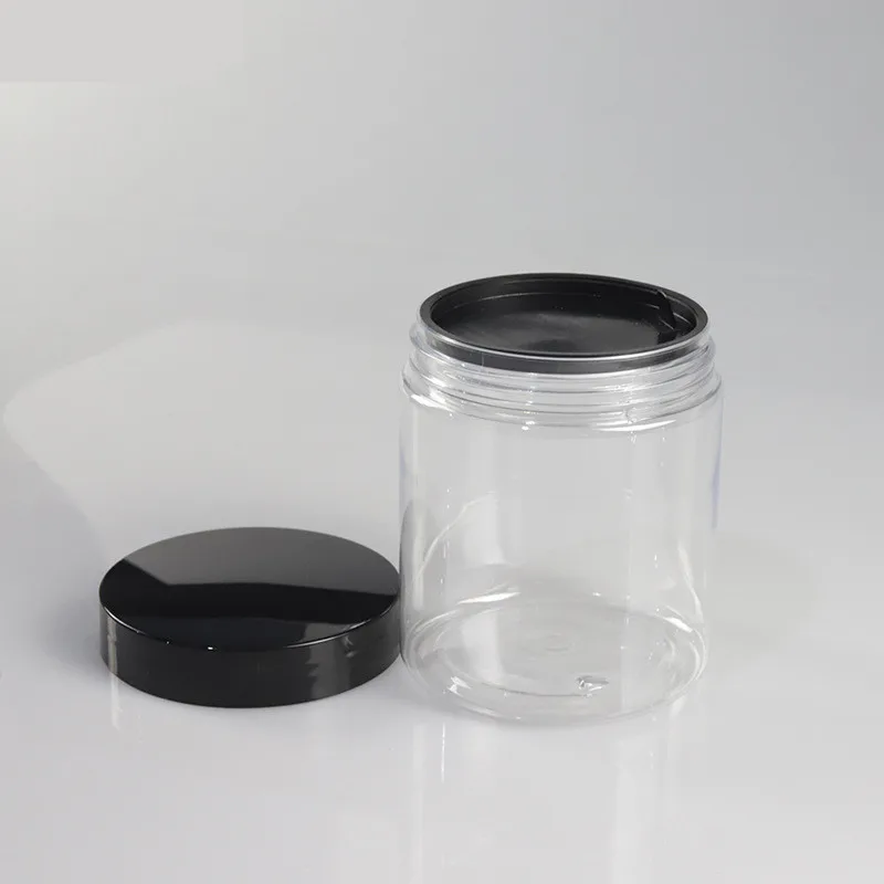 

30g 50g 100g Clear Cosmetic Container Cream Jar,Empty Hair Mask Body Scrub Reuse Container With Lids Printable Custom Logo