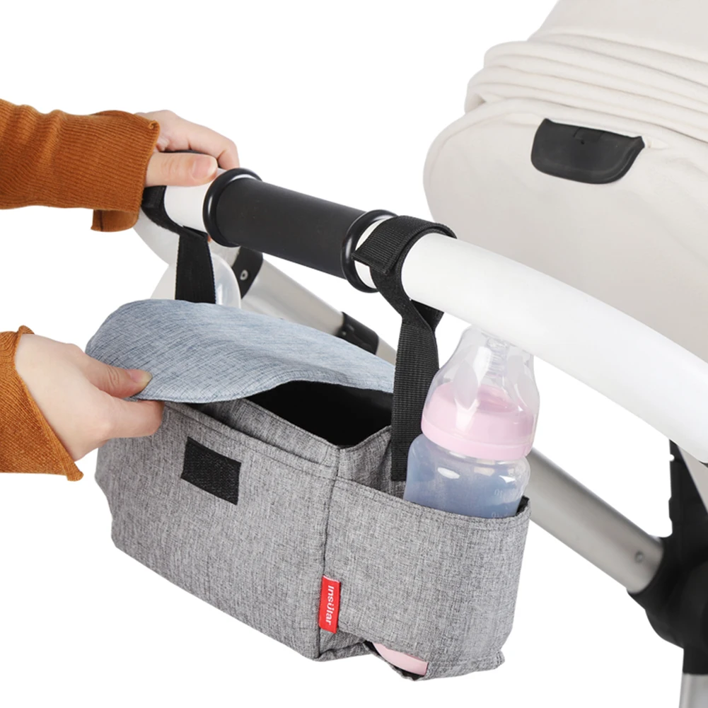 

Newest Baby Stroller Organizer Bottle Cup Holder Diaper Bags Maternity Nappy Bag Accessories for Portable Baby Carriage #WO