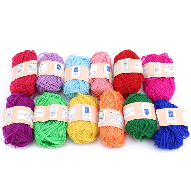 

Cotton Soft Wool Yarn 12 Ropes Combed Baby Milk Cotton Yarn For Doll Hair Diy Handmade Materials