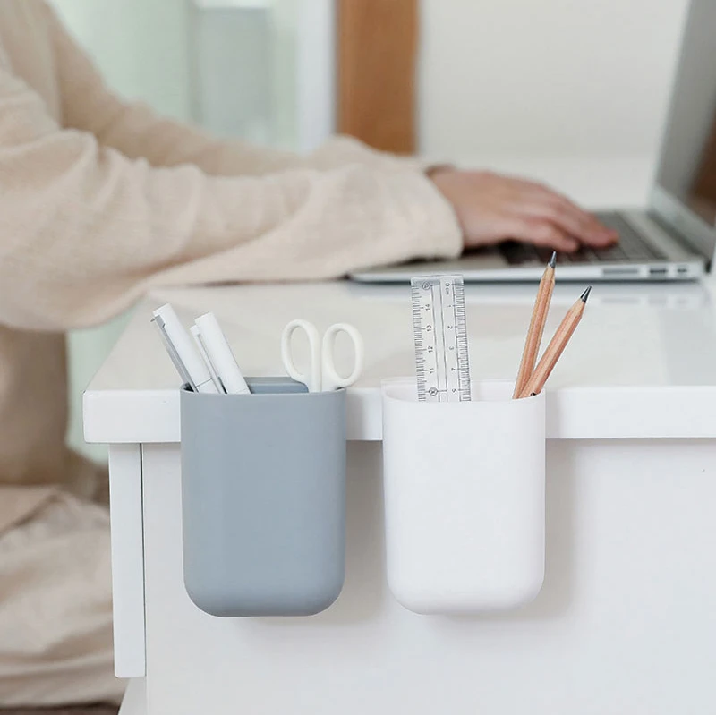Настенный домашний ящик для хранения настольный пластиковый держатель ручек