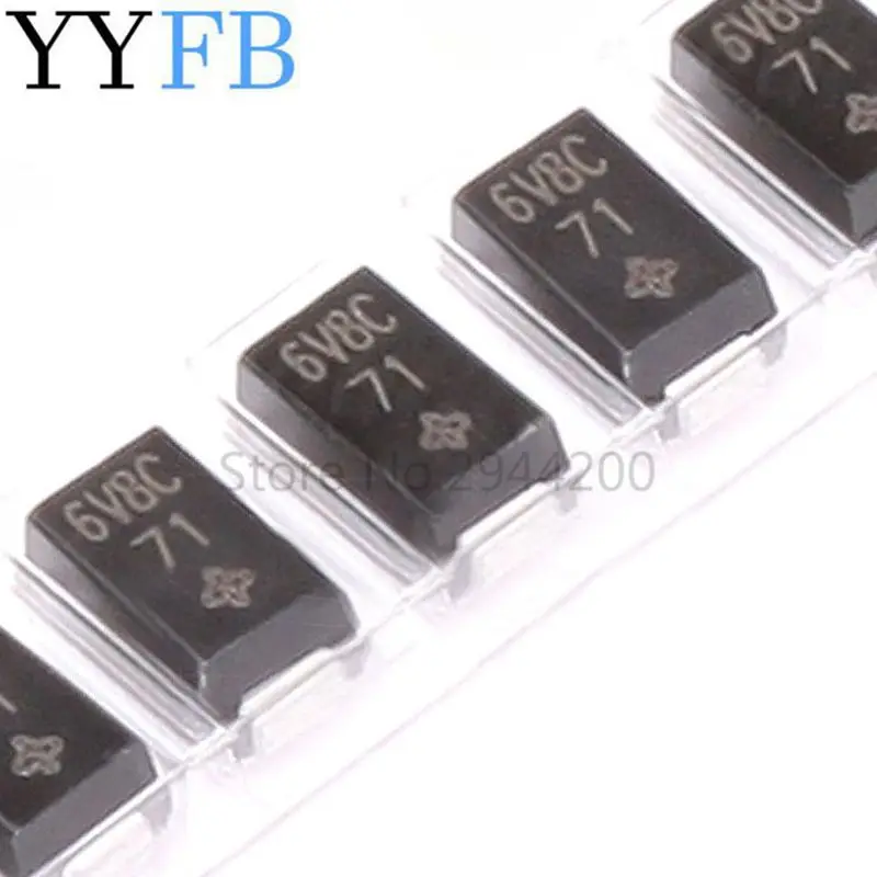 Новый диод SMAJ6.8CA SMA Silkscreen 6V8C подавление переходных режимов 6 8 в SMD|smd|smd diodesmd tvs diode |