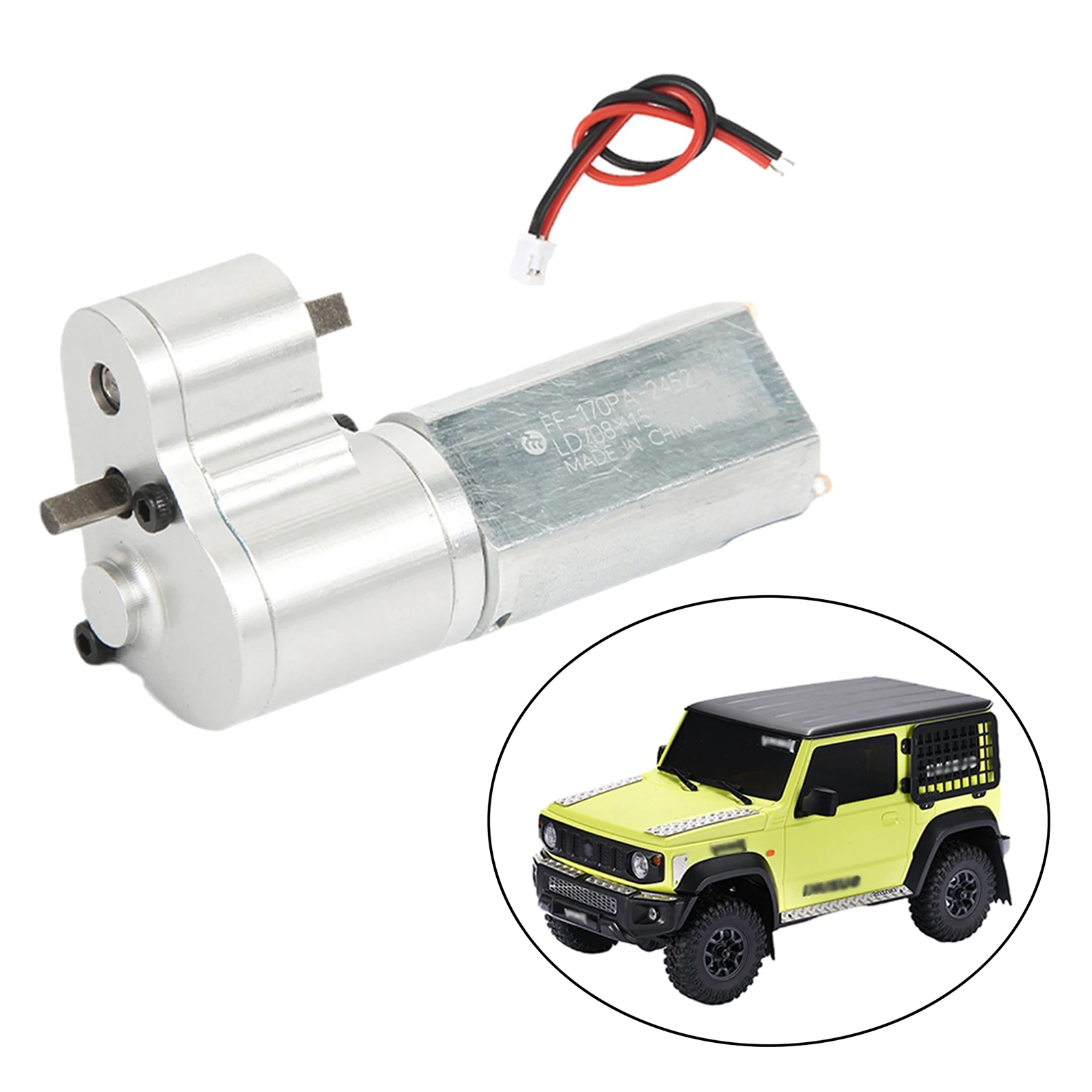 

Gear Box Replace for Suzuki Jimny RC Climbing Car Model DIY Spare Silver