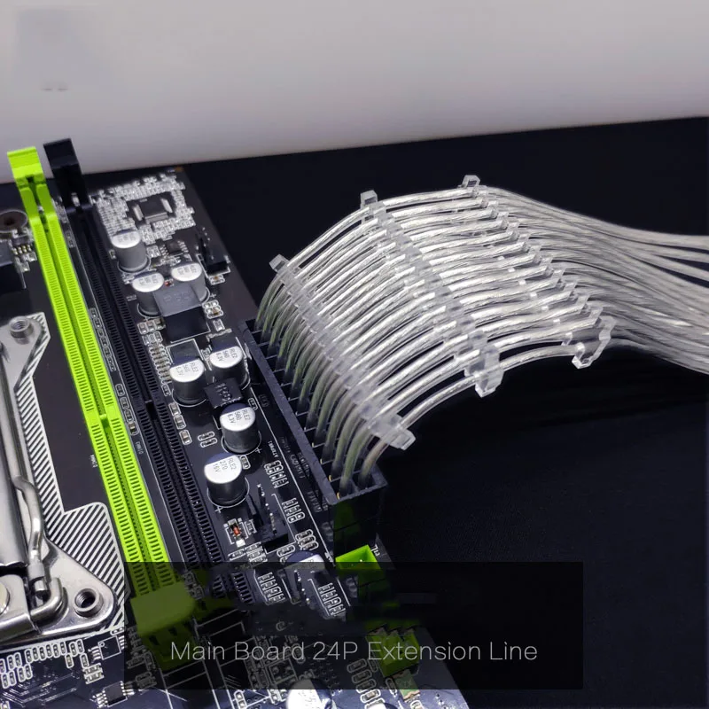 24 контакта Удлинительный кабель питания ATX power P аксессуары для водяного