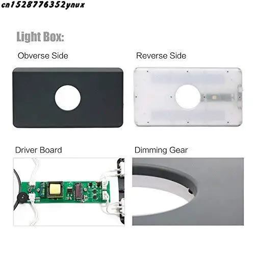 5 шт./лот светодиодная фотостудия Профессиональный портативный мини набор фон