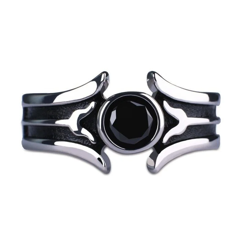 Аниме меч искусство онлайн Kirito Косплей кольца Kirigaya Kazuto SAO 925 пробы Серебряное