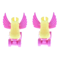 1pair2pcs roller skate fancy doll shoes toys for girls decorative play house doll accessories 3cm kids toy roller