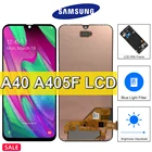 ЖК-дисплей 5,9 дюйма для Samsung Galaxy A40, сенсорный экран для Galaxy A40, A405F, A405FN, A405FM, сменный ЖК-дисплей с рамкой, оригинал