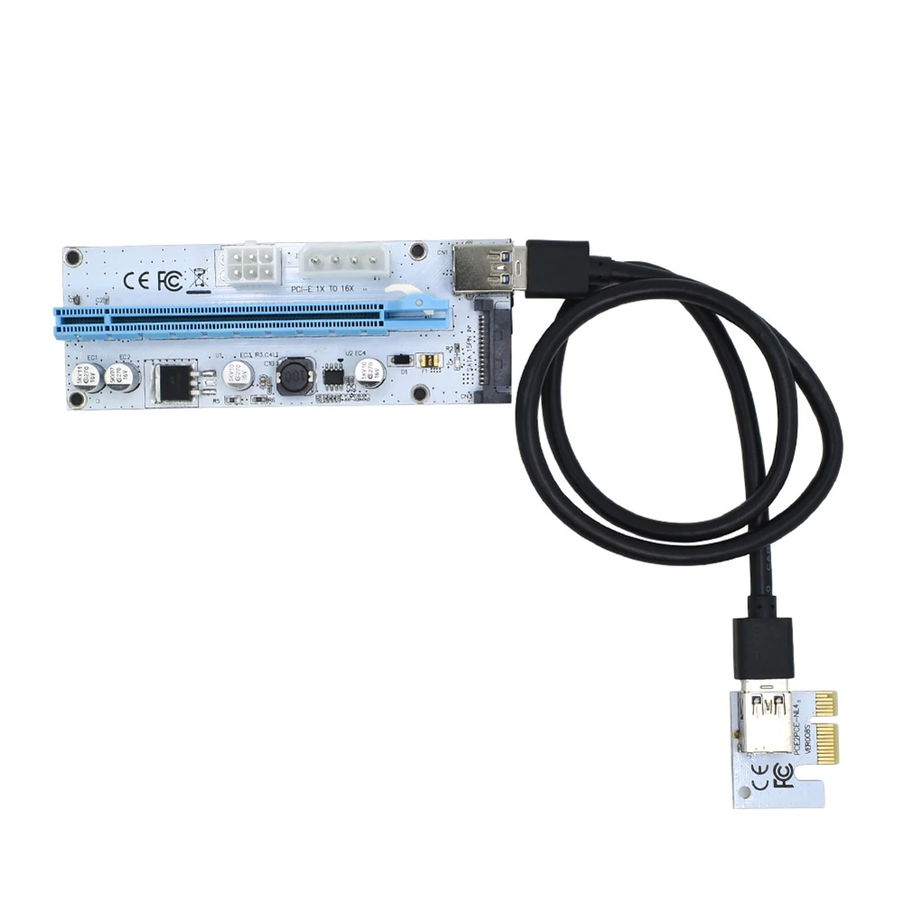 008S USB 3 0 PCI Express 1X до 16X адаптер Riser Card удлинитель для майнинга| |