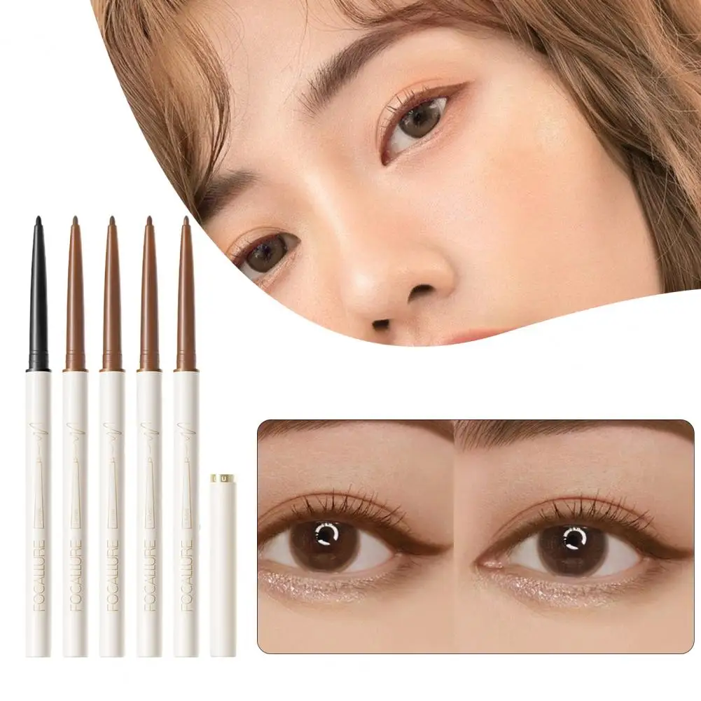 Женская подводка для глаз гелевый карандаш ультратонкая яркая косметика
