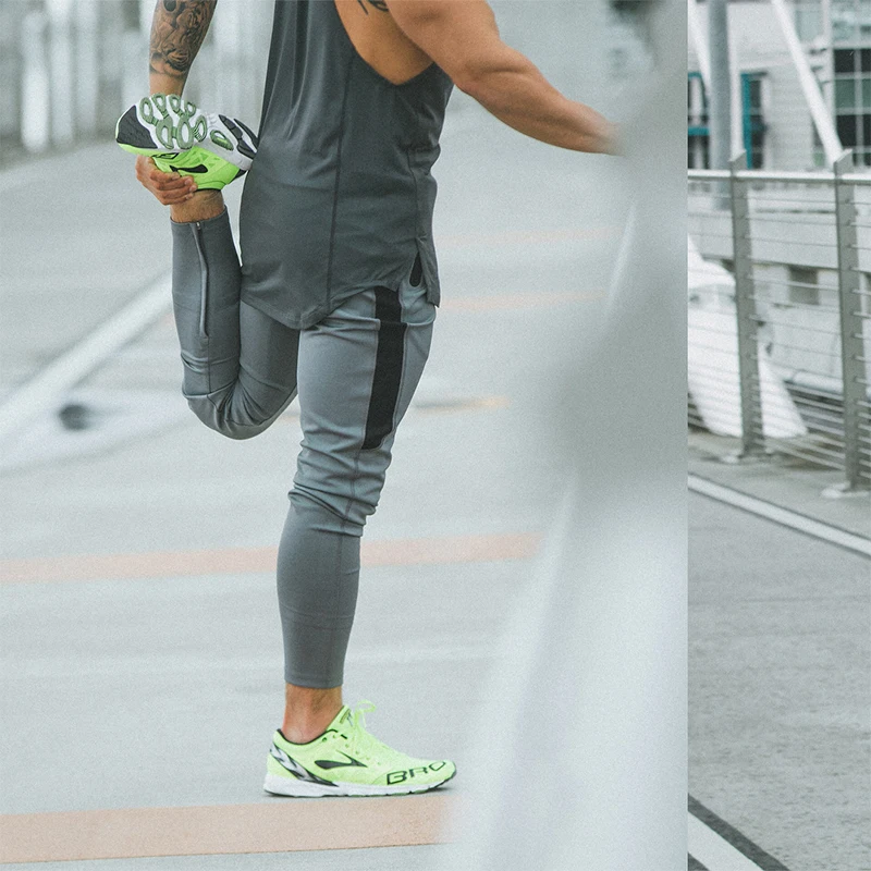 Мужские брюки для пробежек 2018 летние новые мужские тренировочные отдыха