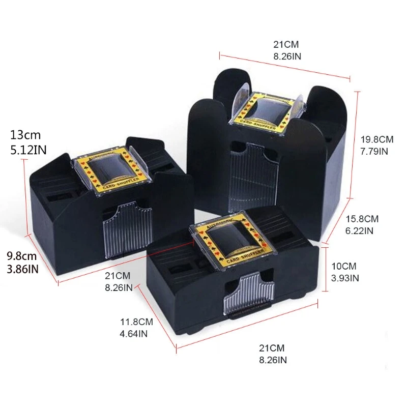 

Poker Automatic Shuffling Machine Electronic Card Shuffler Battery Operated Card A69A