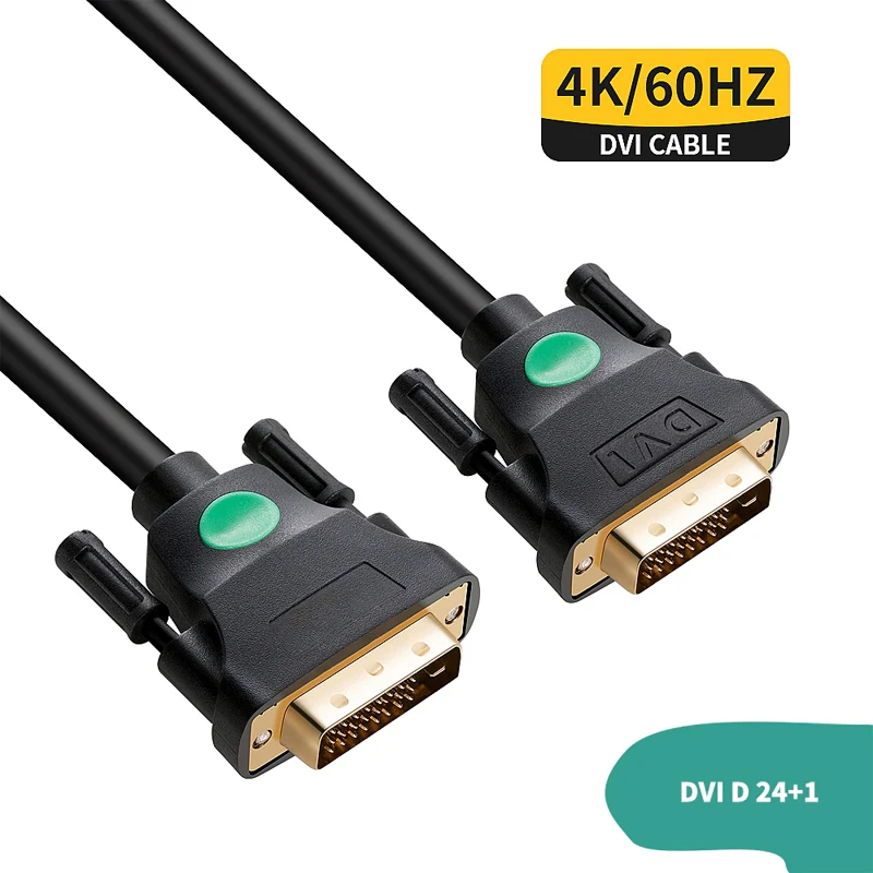 

4K DVI cable DVI-D 24+1 pin video cable for Projector PC HD TV DVI to DVI Graphics card to monitor connect cable
