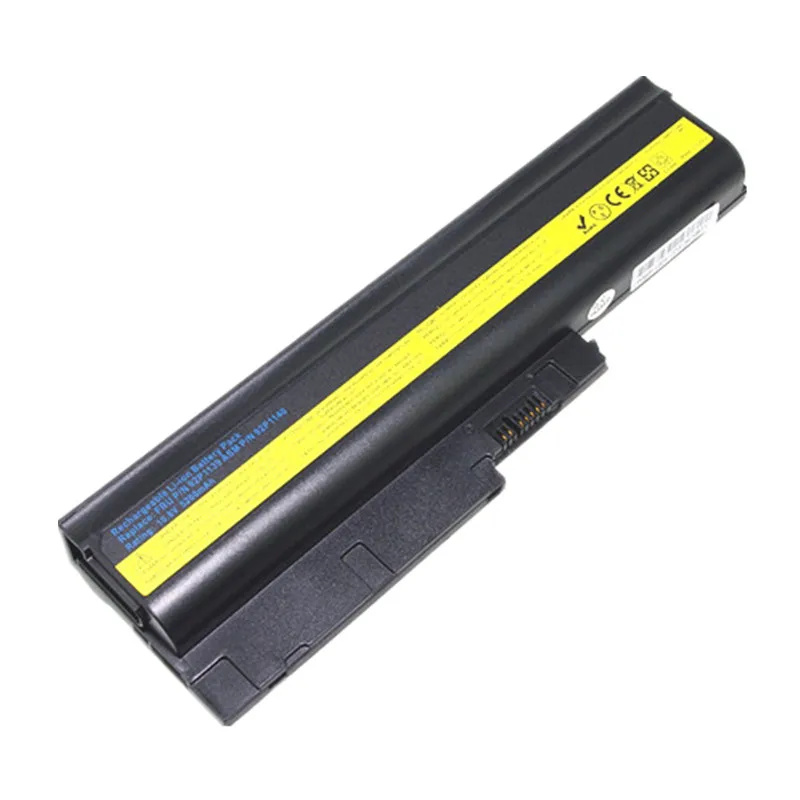 Аккумулятор 4400 мА · ч для ноутбуков IBM/Lenovo R60 R60e R61 R61e R61i T60 T60p Z60m Z61e Z61m Z61p R500 T500 W500 SL400