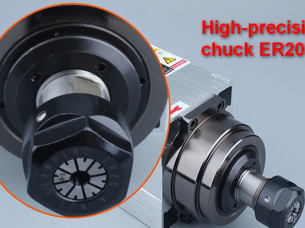 1 5 кВт шпиндель с воздушным охлаждением ER20 18000 об/мин 93*82 мм AC220V/380 В Высокая