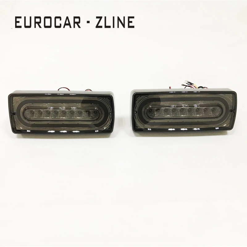 

G Class W463 G500 G550 G350 G63 G65 Копченый светодиодный светильник с сигналом поворота Янтарный светодиодный 3D светильник задний ходовой светильник s за...