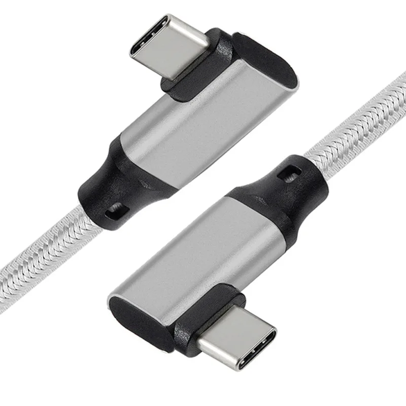 USB-кабель с разъемом типа C 100 Вт 90 градусов 10 Гбит/с | Электроника