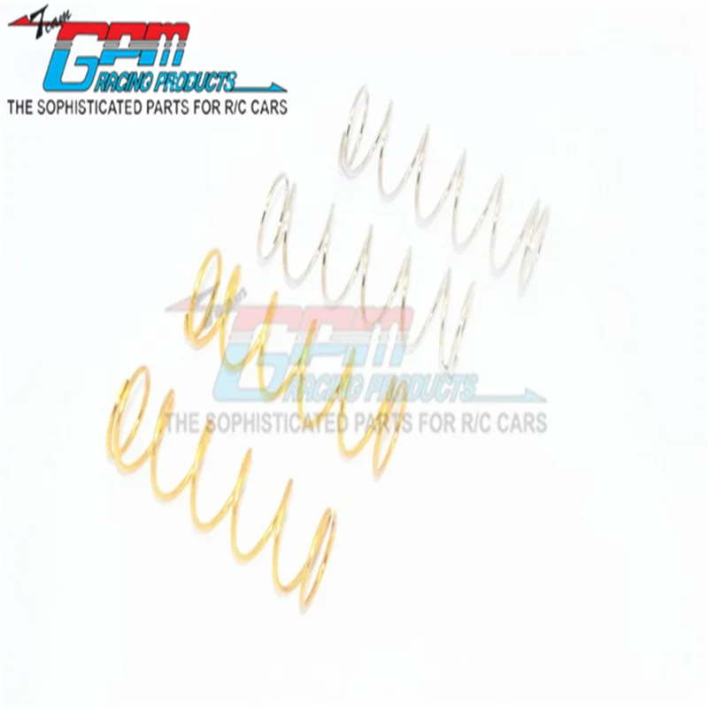 

GPM SPARE SPRINGS (GOLD&SILVER) FOR FRONT/REAR DAMPERS -4PC SET FOR TRAXXAS 1/10 MAXX 89076-4 RC Upgrade