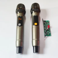 wireless microphone module uhf fm microphone receiver board amplifier ktv square speaker audio circuit boardmm 191t