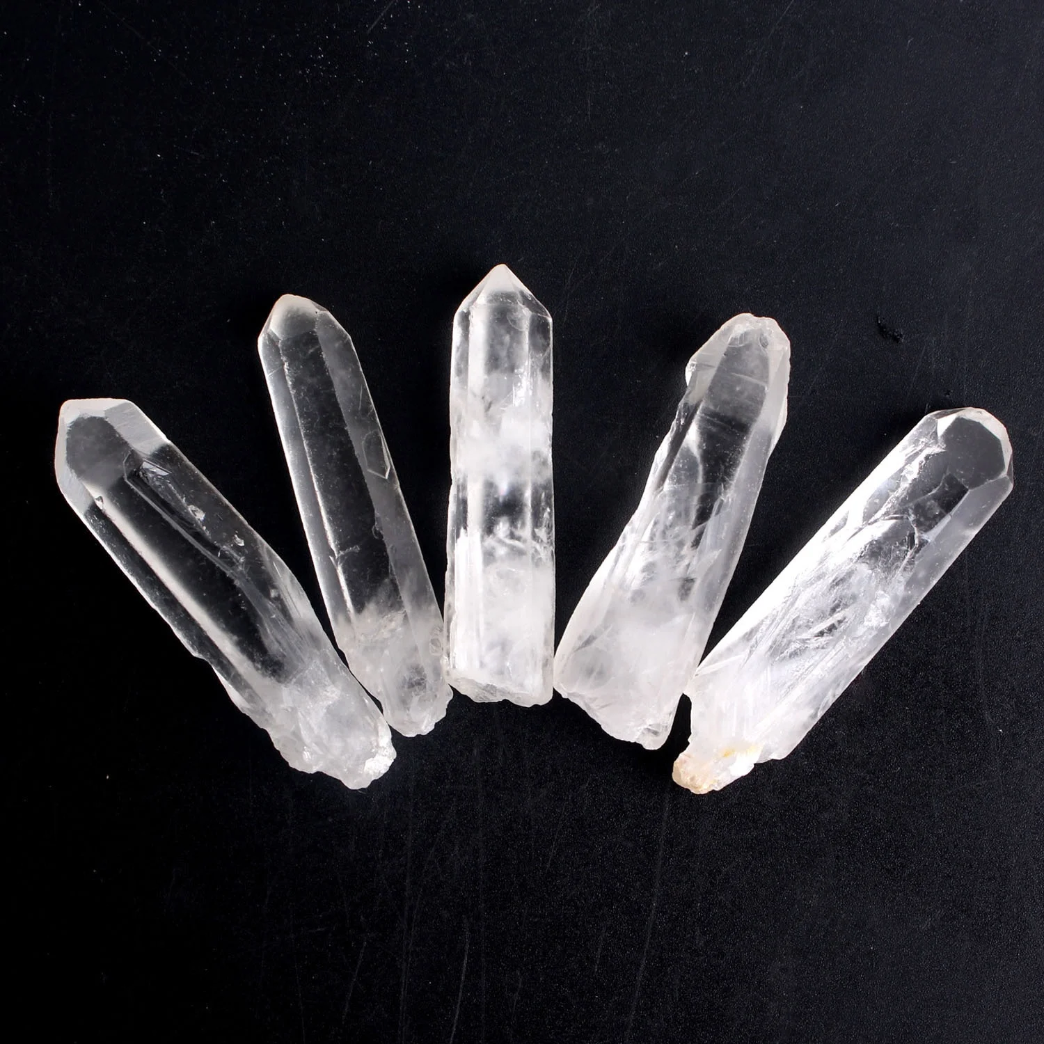 Большая Натуральная прозрачная кварцевая палочка Смоки искусственный кристалл