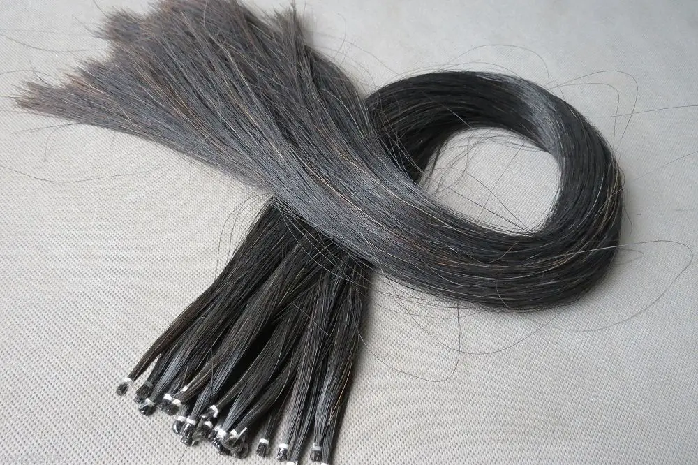 250 г чёрный конский волос конский хвост волосы Скрипка Лук Волосы монгольская лошадь от AliExpress RU&CIS NEW