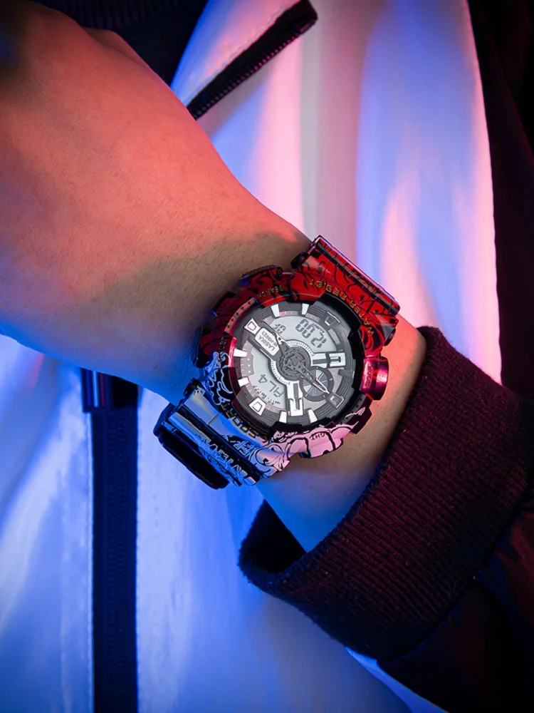 

2021 New Electronic Watch Spider-Man Watch Male Children Trend Middle and High School Students Marvel Personality