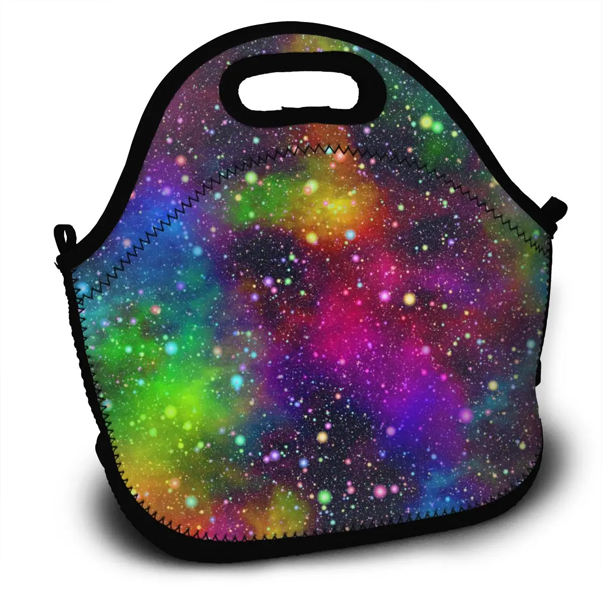 

Портативная сумка для обеда Туманность ночное звездное небо в радуге женские многоразовые сумки для обеда для работы Pinic путешествия 2020 пов...