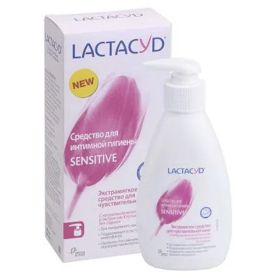 Средство для интимной гигиены для чувствительной кожи Lactacyd, 200 мл