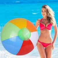 colorful beach ball kids inflatable summer swimming toy children pool play toy outdoor holiday party water game sports toy